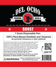 Del Ocho 1g Disposable with Pre-Heat, Rechargeable
