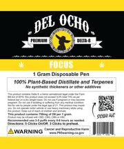 Del Ocho 1g Disposable with Pre-Heat, Rechargeable